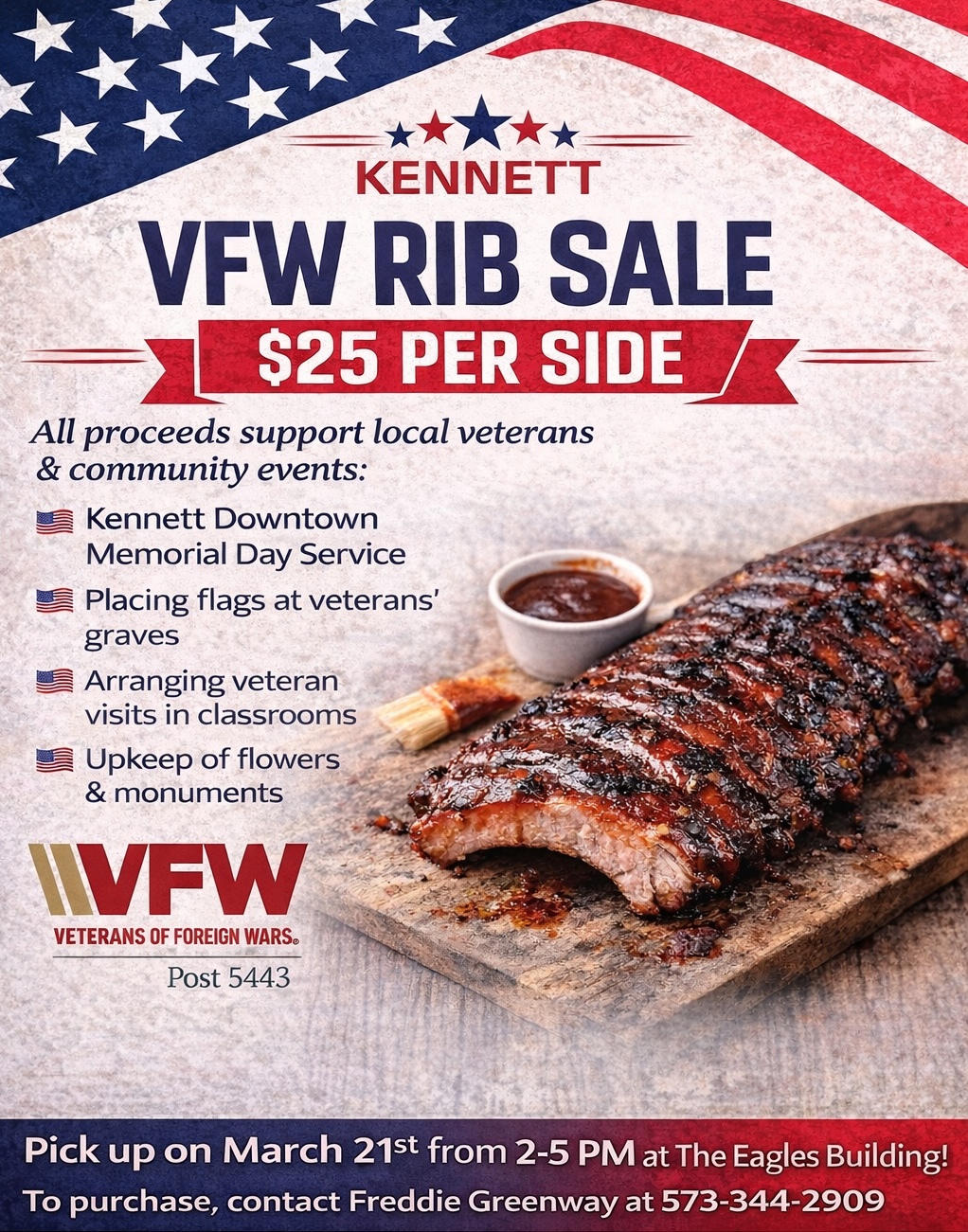 Photo for Kennett VFW Rib Sale Fundraiser